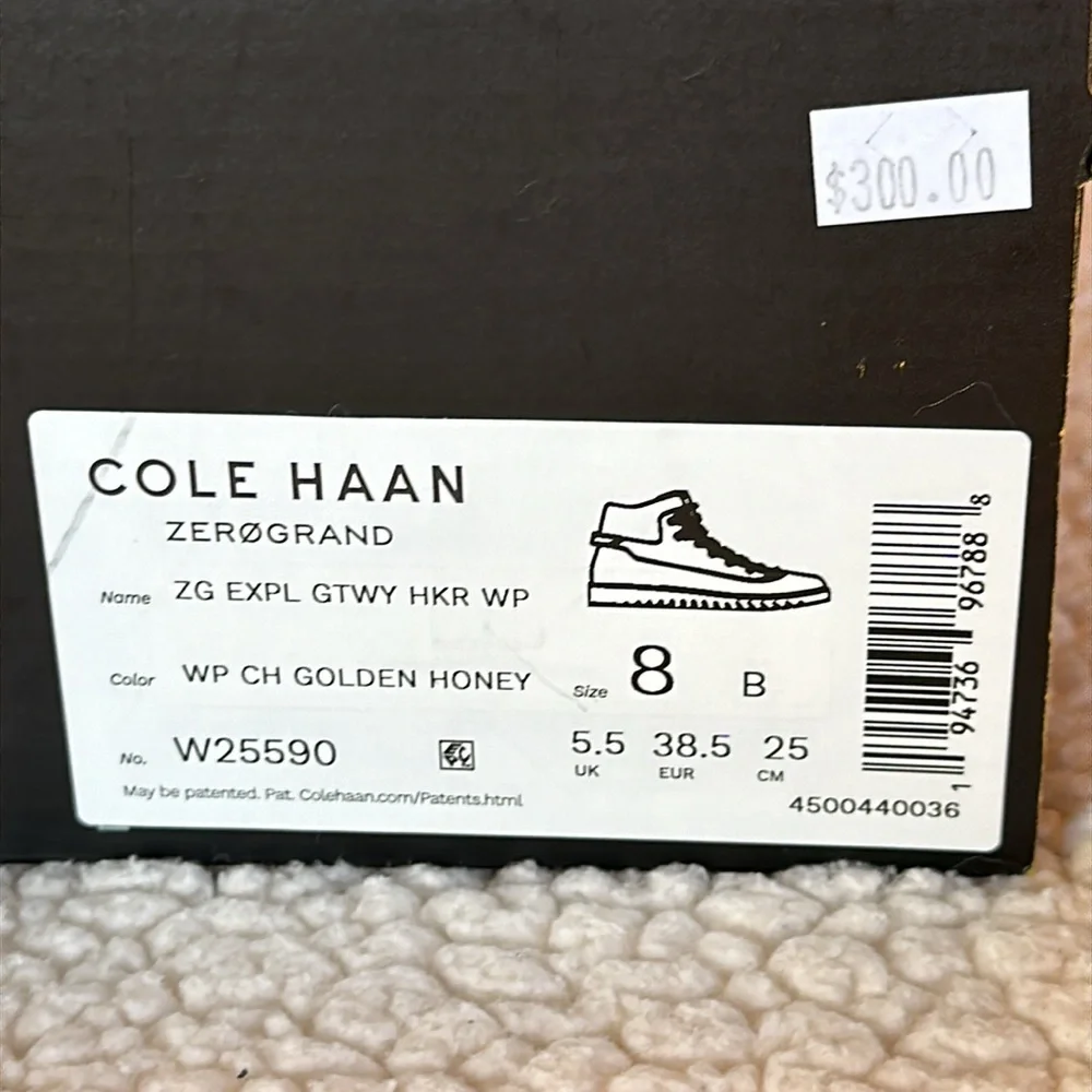 Cole Haan Zerogrand Explorer Gateway Hiker Waterproof Boots Sz 8 New in Box - Picture 16 of 16